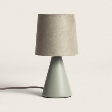 Lena Ceramic Table Lamp - Olive Green