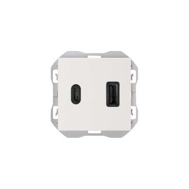 Dual Charger Smartcharge USB + TYPE C SIMON 270 20000296 - Grey