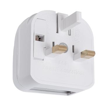 Adapter Flat Plug Type C to Plug Type G (UK) - Several options