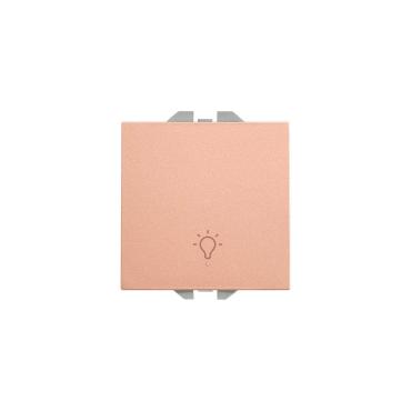 Single Pushbutton Mechanism With Engraved Light SIMON 270 20000151 - Matte Black