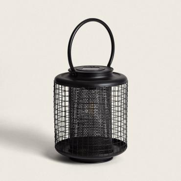 Junin Outdoor Solar LED Table Lamp - Black