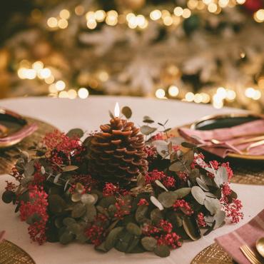 Konggle Natural Wax LED Candle Battery Operated - White