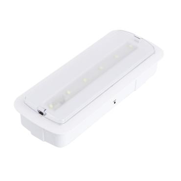 3W Emergency LED Light + Ceiling Kit Permanent / Non-Permanent with Autotest - 3 W