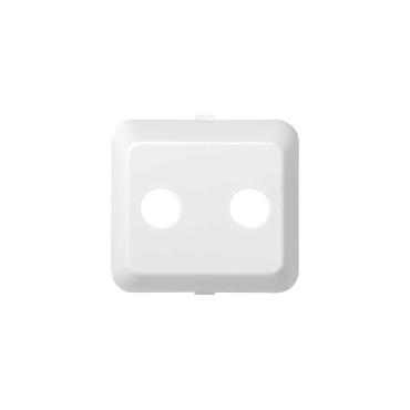 Cover for TV + SAT Socket SIMON 73 73053 - White