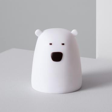 Children's Bear Bedside Table Multicolor Battery LED Lamp -