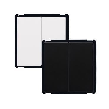 Modern Double Blind Cover - Black