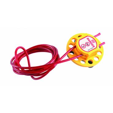 CATU ALP12/2M 12 Padlock Multiple Locking Device with Cable - Yellow