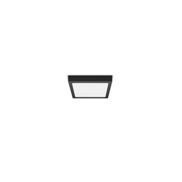 PHILIPS Magneos 12W Black Square LED Ceiling Lamp - 2700K