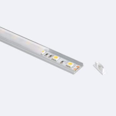 2m Aluminium Flexible Surface Profile for LED Strips 15mm - 2 m