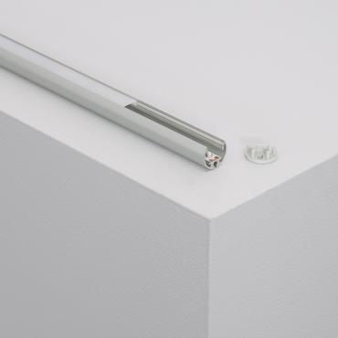 1m Aluminium Pendant Profile for LED Strips up to 10 mm - Translucent Lid