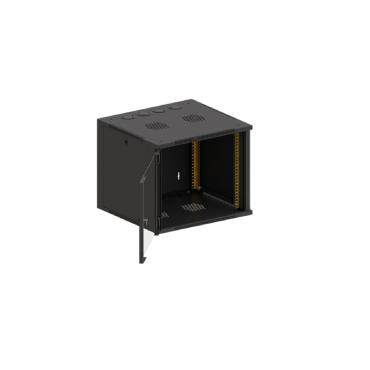 OPENETICS 23211 9 U 19'' UNIRACK with Transparent Door - Black