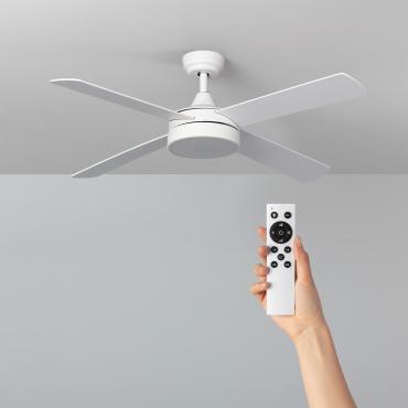 Timor Silent Ceiling Fan with DC Motor in White 132cm - White