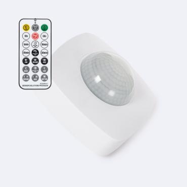 360º PIR Motion Sensor for Corridors with Remote Control - White
