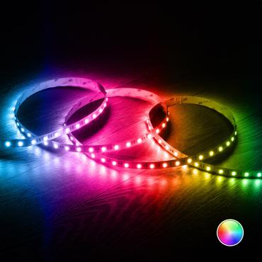 5m 12V DC SMD5050 RGBW LED Strip 60LED/m 12mm Wide Cut at Every 10cm IP20 - RGBW
