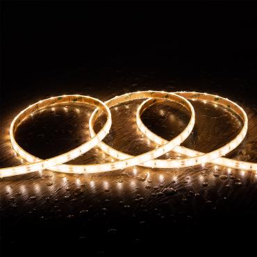 5m 12V DC SMD Silicone FLEX LED Strip 60LED/m 10mm Wide Cut at Every 5cm IP68 - 4000K
