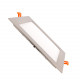 SuperSlim LED Quadrato 15W Cornice Argento