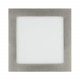 SuperSlim LED Quadrato 15W Cornice Argento