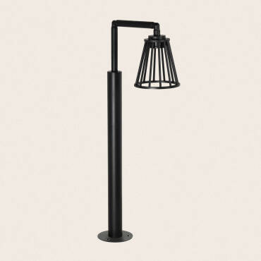 Lampioncino per Esterni LED 6W 95cm Alluminio Bradda Nero