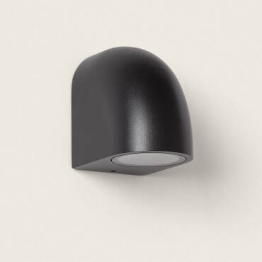 Applique da Parete per Esterni Alluminio Areca Grigio Scuro