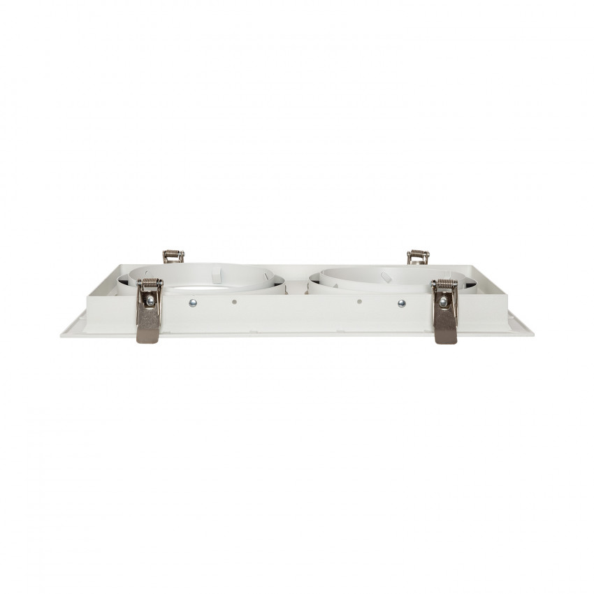 Downlight Aro Quadrato Basculante per due Lampadine LED AR111