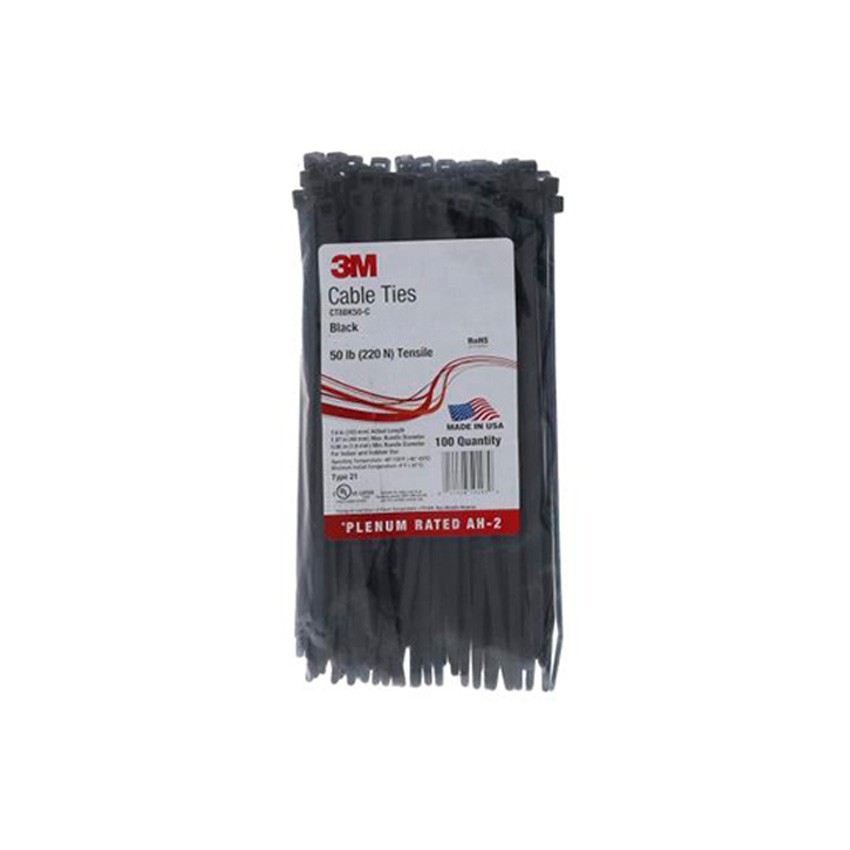 Pack Fascette per Esterni Scotchflex 3M FS 100 AWC C-C 2,5mm x 100 mm (100 Un) 3M-7000035282-CC