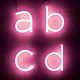 Lettere LED Neon