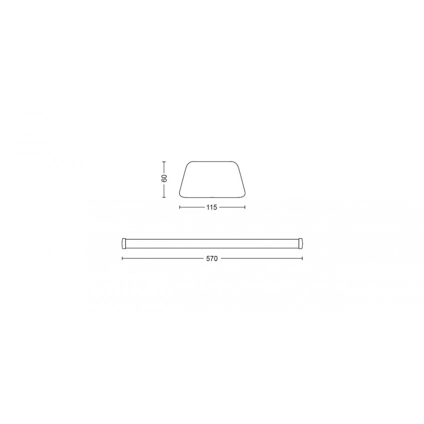 LEDKIA Plafoniera LED Circolare 6W 480 Lm – Diametro 12 Cm, Bianco Freddo 6000K, Alluminio, Per Interni - 2