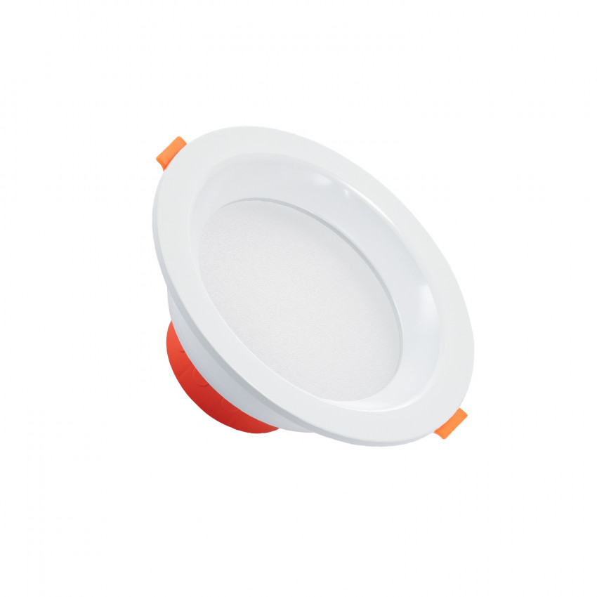 Downlight LED 6W Foro Ø 90mm IP44 No Flicker Lux 