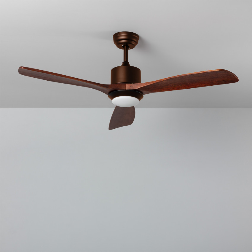 Ventilador de Techo LED Forest Marrón 132cm Motor AC