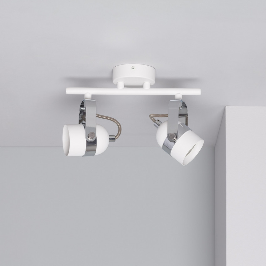 Foco Orientable Siner 2x Blanco
