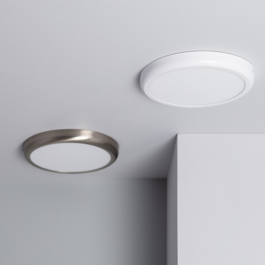 Plafoniera LED Rotonda Silver Design 24W