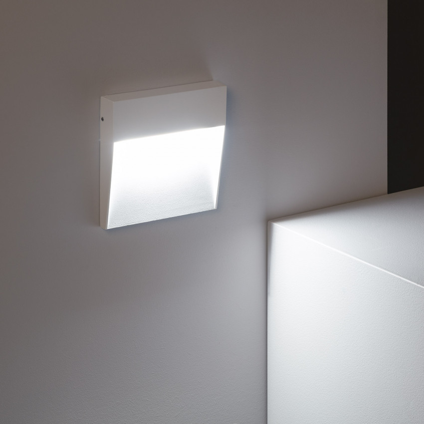 Aplique LED Jade Cuadrado 6W Blanco