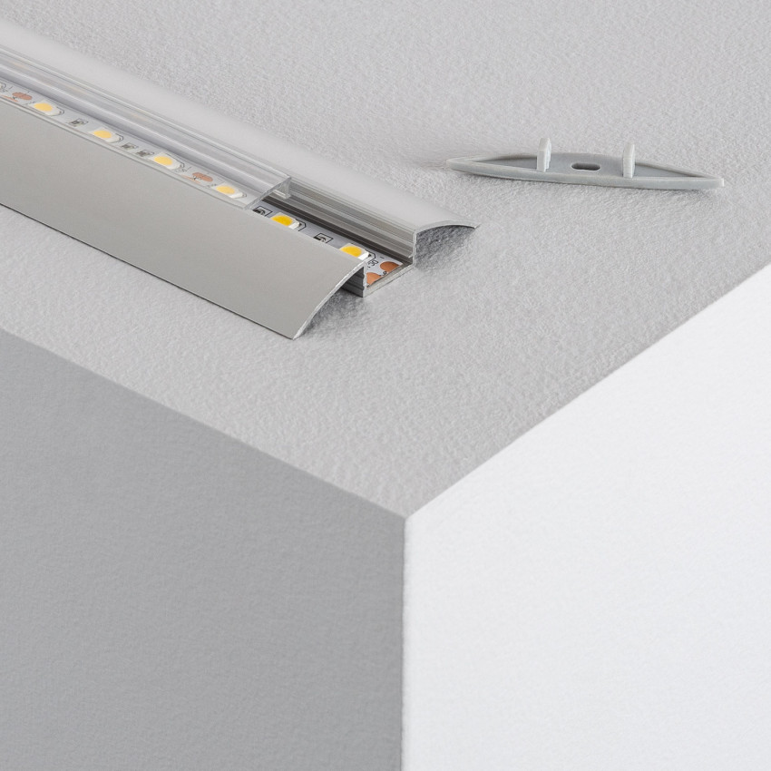 Perfil de Aluminio 1m para Tira LED 12V IP20 P7