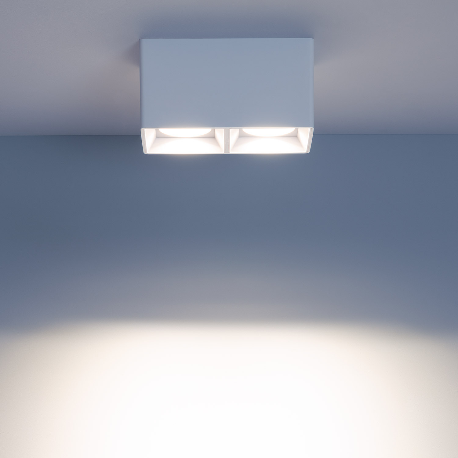 Ledkia Lampada da Soffitto a LED con Tre Taretti Rivano 3x4.3W Bianco