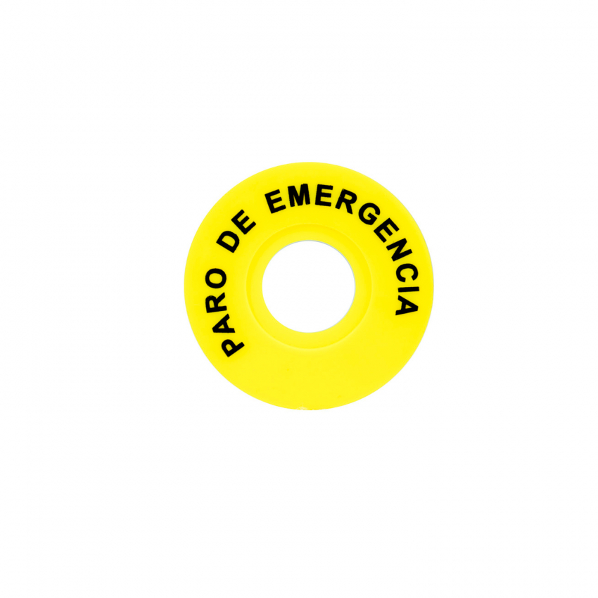 Etichetta Arresto di Emergenza per Pulsante MAXGE Ø40 mm