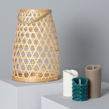 Lampada da Tavolo Bambú Sumailla Colore Verde