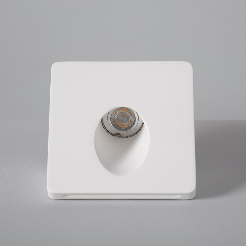 Applique da Parete Integrazione Cartongesso LED 1W Foro 103x100 mm Ledkia
