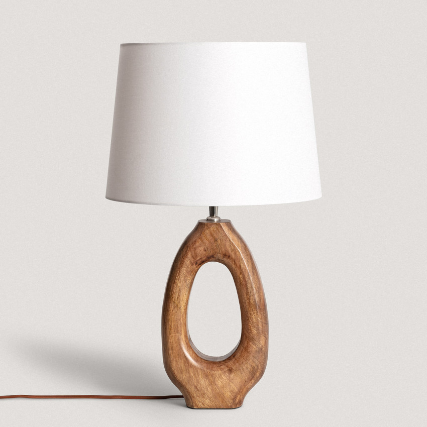Lampada da Tavolo Legno Darshan ILUZZIA 