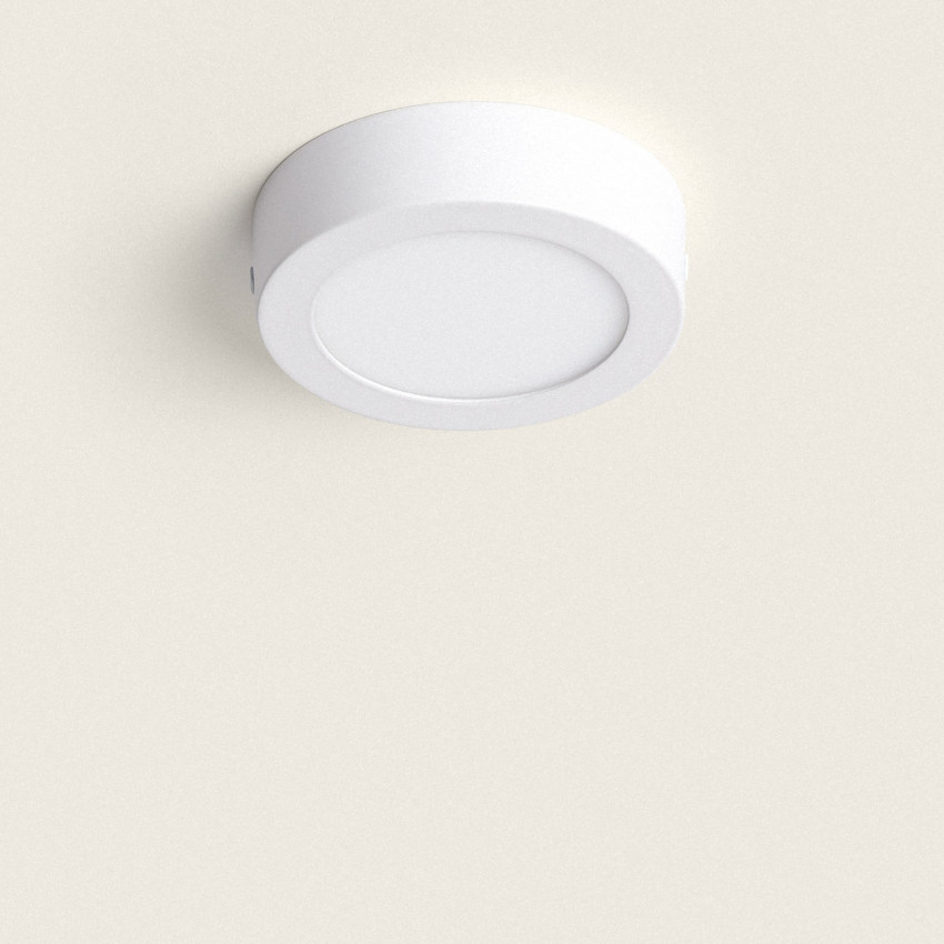 Plafoniera LED 6W Rotonda Superslim CCT Selezionabile Ø110 mm