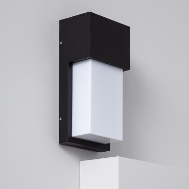 Applique da Parete per Esterni Alluminio Etnea Nero