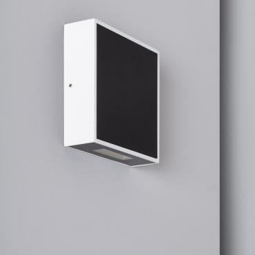 Applique da Parete LED 6W in Alluminio Roma Nero 3000K