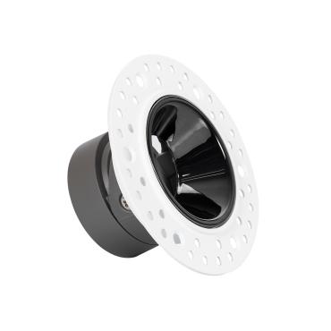 Portafaretto Downlight Conico Lux Foro Ø 55 mm Stucco/Cartongesso Bianco