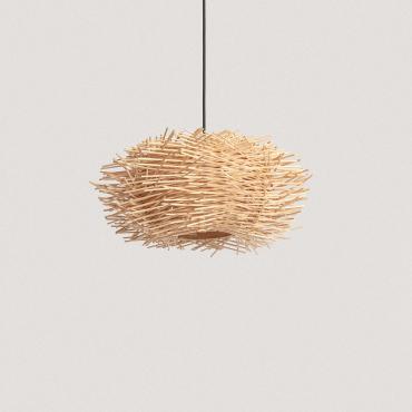 Lampada a Sospensione Rattan Nulko ILUZZIA M