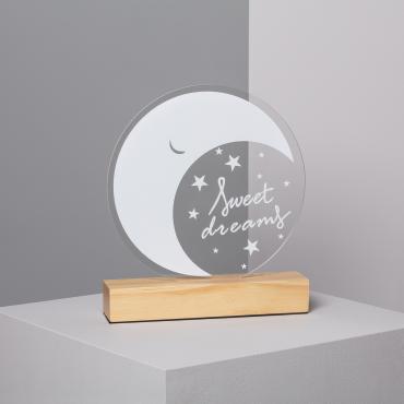 lampada da tavolo Melunis LED per bambini 5W 4000K