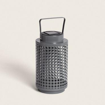 Lampada da Tavolo LED Solare Portatile con Bateria Ricaricabile Small Árta Grigio Scuro