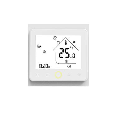 Termostato Wi-Fi Programmabile Bianco Per Riscaldamento Bianco