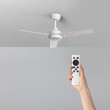 Ventilatore da Soffitto Silenzioso Vacker 105cm Motore DC per Esterni Bianco
