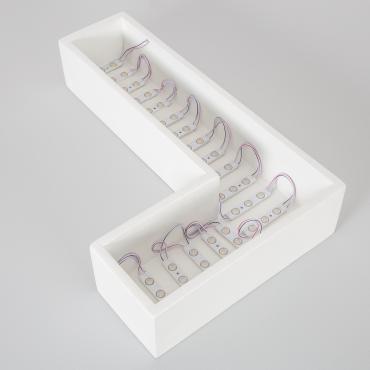 Modulo LED 20 Pezzi LED 24W IP65 24V DC per Insegne Pubblicitarie 2.5 m Diverse opzioni