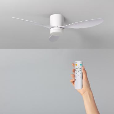 Ventilatore da Soffitto Silenzioso Weimar Bianco 132cm Motore DC per Esterni Telecomando