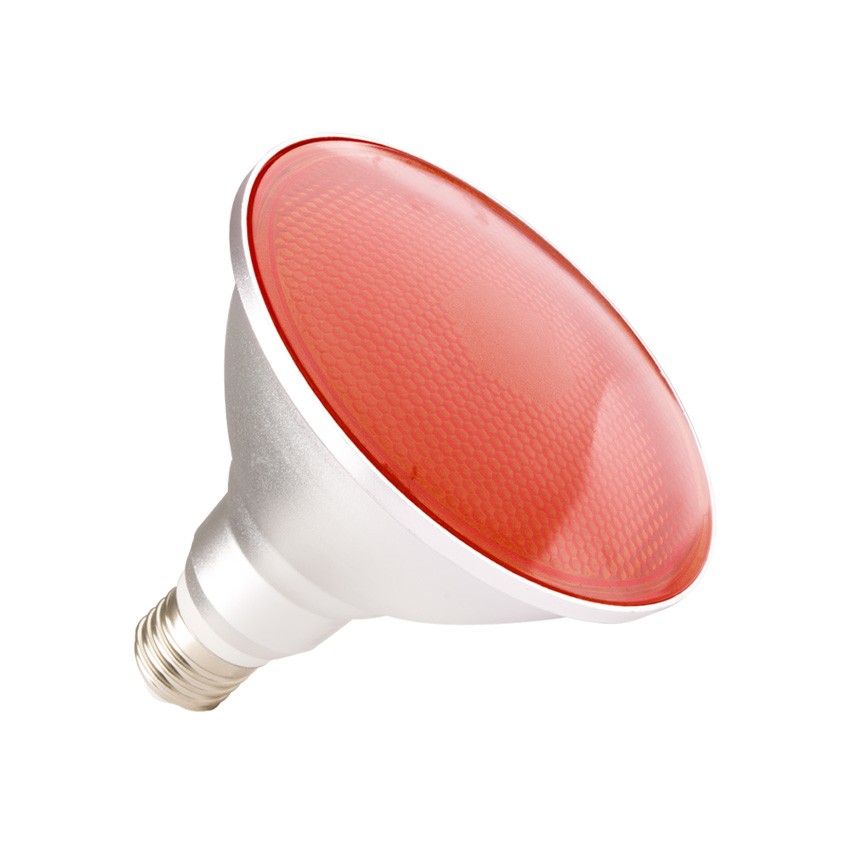 Żarówka LED E27 PAR38 15W Wodoodporna IP65 Czerwone Światło